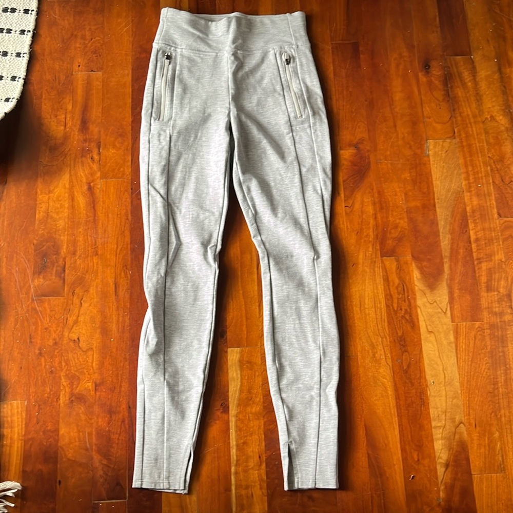 JoyLab grey gray zippered leggings size xs NWOT